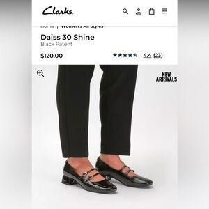 Clarks Daiss 30 Shine Black Patent Women's Shoes